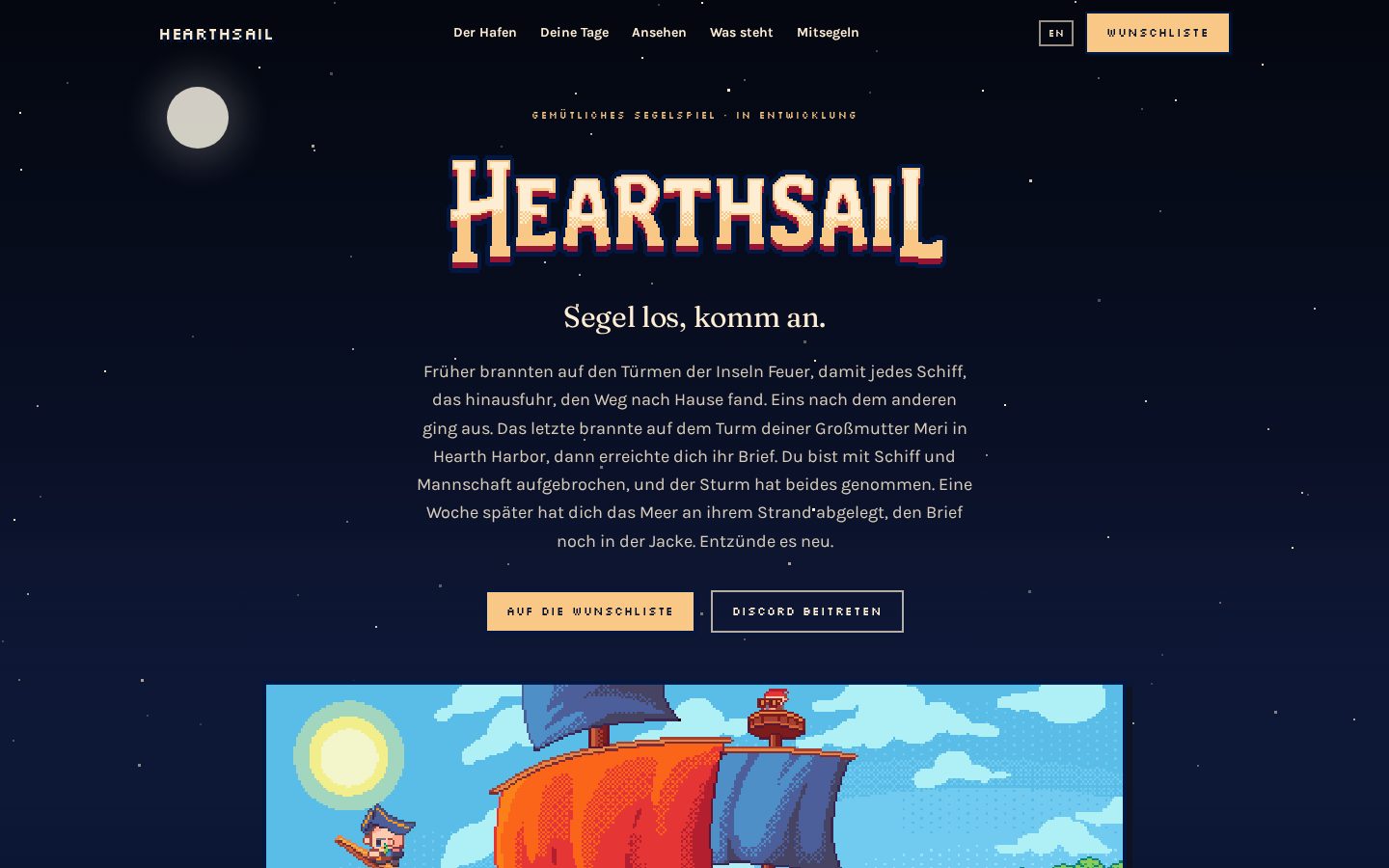 Hearthsail – Screenshot